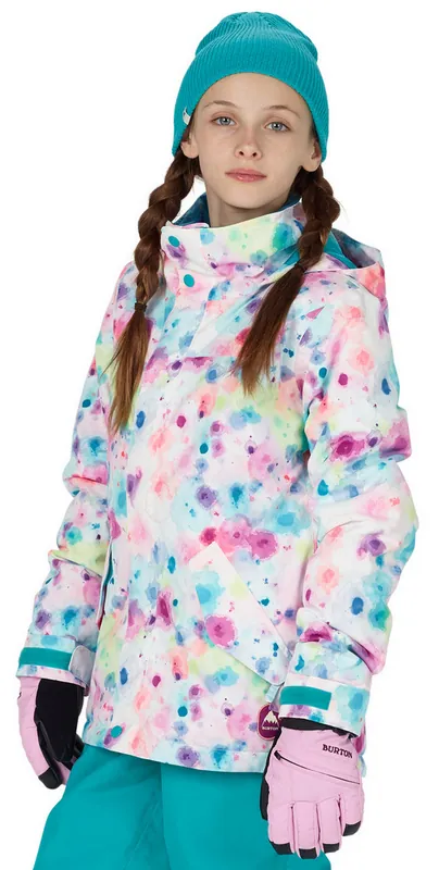 Pouze Dnes Snowboardová bunda Burton Girls‘ Elodie Jkt Drip Dye