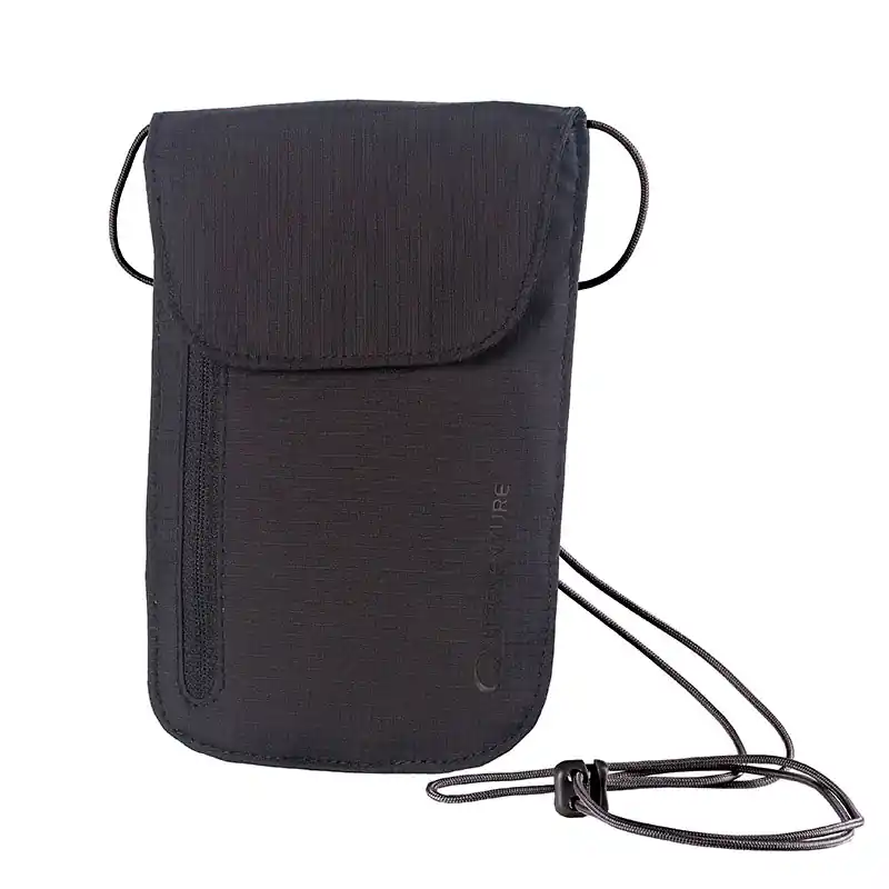 kapsička LIFEVENTURE Waterproof Body Wallet Chest Black Sezónní Sleva