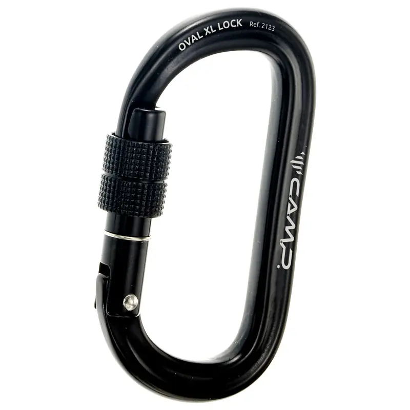 karabina CAMP OVAL XL LOCK Black Autentický
