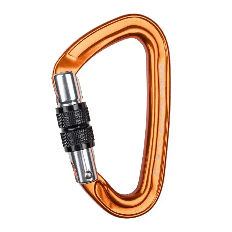 karabina GRIVEL PLUME NUT Screw Lock Orange Sleva