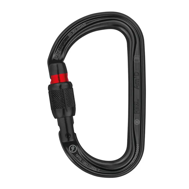 karabina PETZL AM´D SCREW-LOCK Black Nová Kolekce