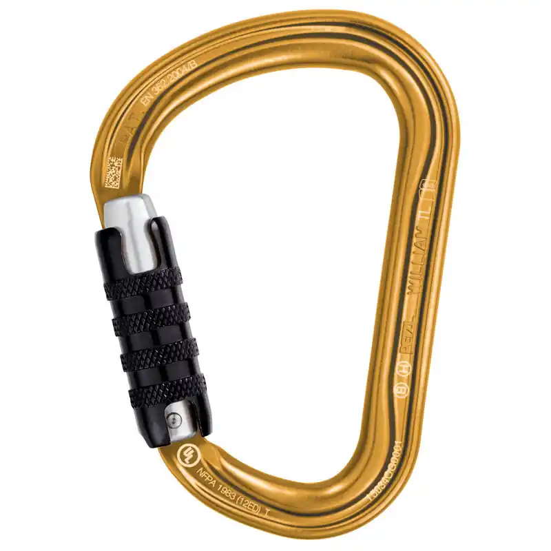 Bezpečná Platba karabina PETZL WILLIAM TRIACT-LOCK Gold
