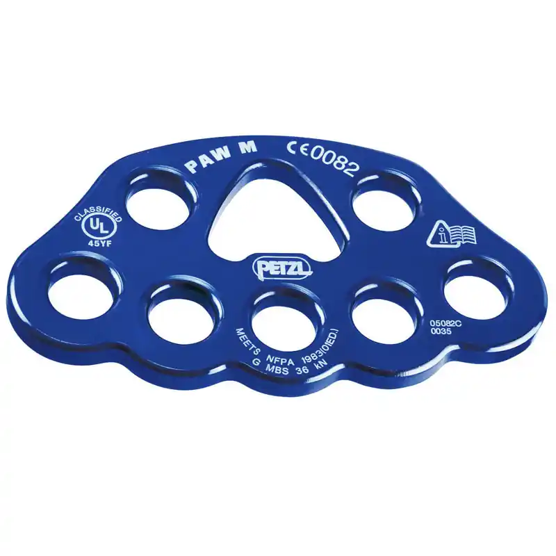 kotvící deska PETZL PAW M Blue Must-Have