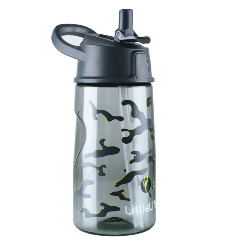 Víkendová Akce láhev LittleLife Flip-Top Bottle 550ml Camo