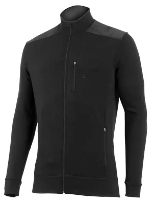 Originální mikina LASTING HUBERT Merino Wool 260g Men Black - Velikost oblečení M