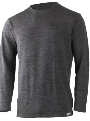 Časově Omezené tričko s dlouhým rukávem LASTING WOLK Merino Wool 260g Men Grey