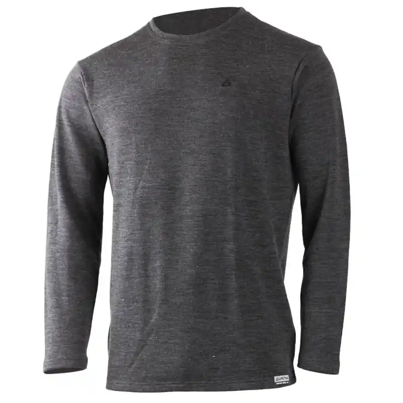 Časově Omezené tričko s dlouhým rukávem LASTING WOLK Merino Wool 260g Men Grey