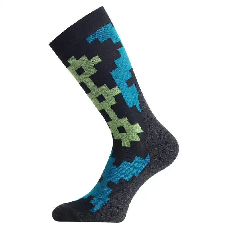 ponožky LASTING WHP 900 Green/Blue M (38-41) Zlevněný