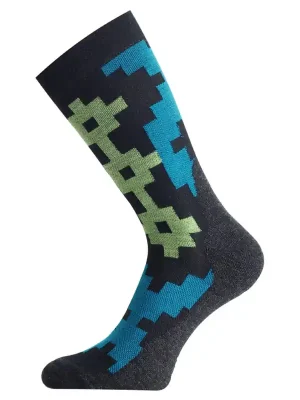 Cenová Bomba ponožky LASTING WHP 900 Green/Blue S (34-37)