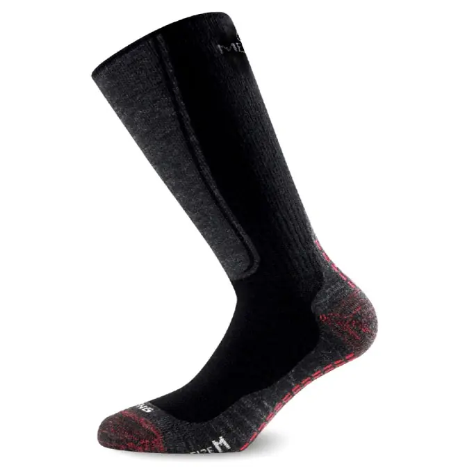 Horká Nabídka ponožky LASTING WSM 900 Black-Red M (38-41)