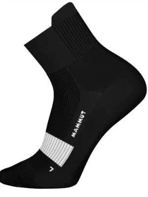 Poslední Šance ponožky MAMMUT ALL-MOUNTAIN Targeted Cushion QUARTER Socks Black-White 42-44