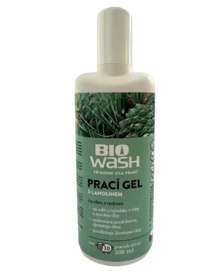 Autentický prací gel BioWash Lanolín/Cedr 300ml