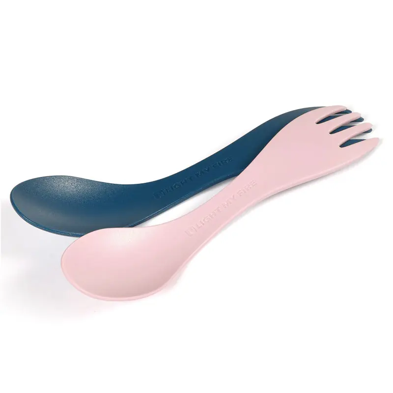příbor LIGHT MY FIRE SPORK LITTLE 2-Pack HazyBlue/DustyPink Super Cena