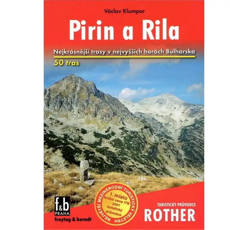 průvodce ROTHER Pirin a Rila Tovární Cena