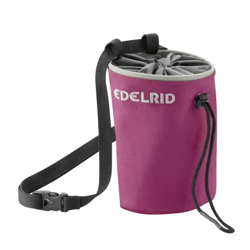 Výprodej pytlík na magnézium EDELRID Chalk Bag Rodeo Small Raspberry