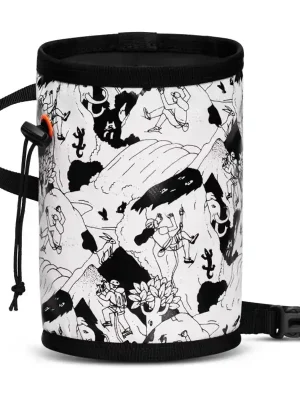 Víkendová Akce pytlík na magnézium MAMMUT GYM PRINT Chalk Bag Climbing Scene AOP