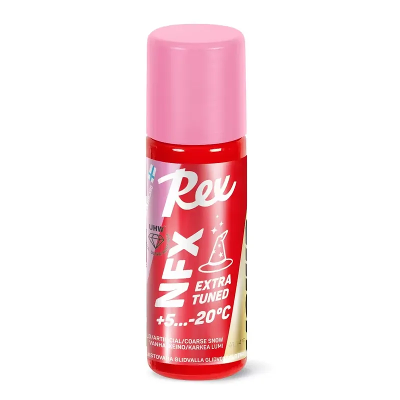 REX 4735 NFX Pink UHW Extra Tuned Liquid Glider +5°C až -20°C, 60 ml, skluzný vosk Tovární Cena