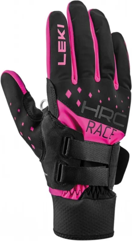 LEKI HRC Race Shark, black-pink, rukavice na běžky Poslední Šance