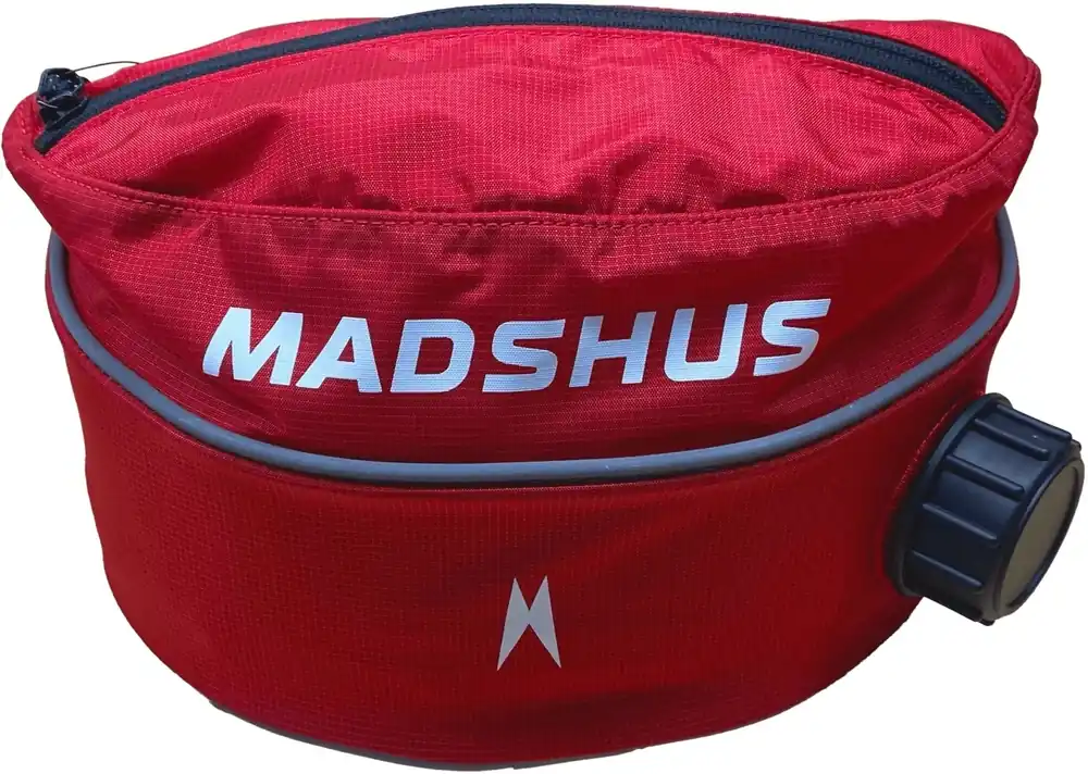 MADSHUS, Insulated Drink belt, red, ledvinka na běžky Nejlepší Volba