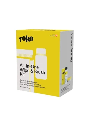 TOKO All-In-One Wipe & Brush Kit, skluzný vosk, kartáč a ubrousky Odeslání Ihned
