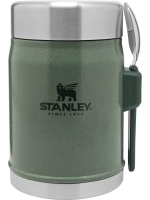 Cenově Výhodný STANLEY The Legendary Classic Food Jar 400 ml Hammertone Green, jídelní termoska se lžící/vidličkou