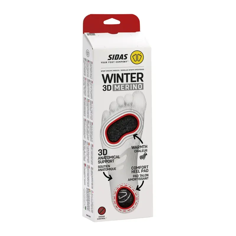 Hit Sezóny Sidas Winter 3D Merino, vložky pro střední klenbu