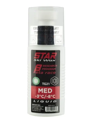 Dokud Zásoby Vydrží STAR BETA RACE MED – SPONGE 100 ml., závodní skluzný vosk, -3°C až -8°C