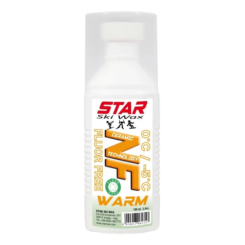STAR NF WARM – SPONGE 100 ml., závodní skluzný vosk, 0°C až -5°C Výprodej