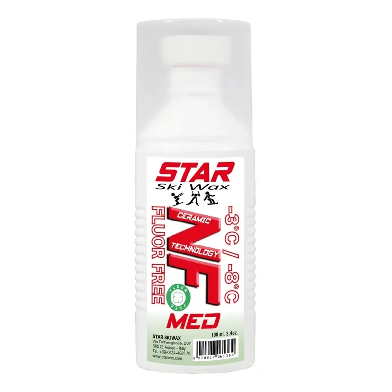 Dokud Zásoby Vydrží STAR NF MED – SPONGE 100 ml., závodní skluzný vosk, -3°C až -8°C