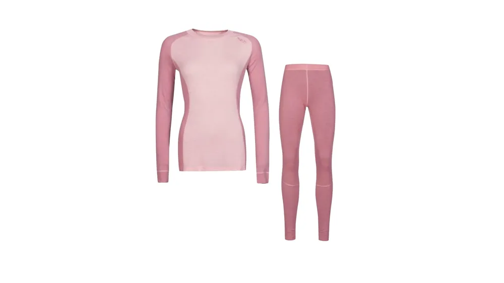 HALTI Hossa II W merino, růžová, dámský funkční set Nejlepší Cena