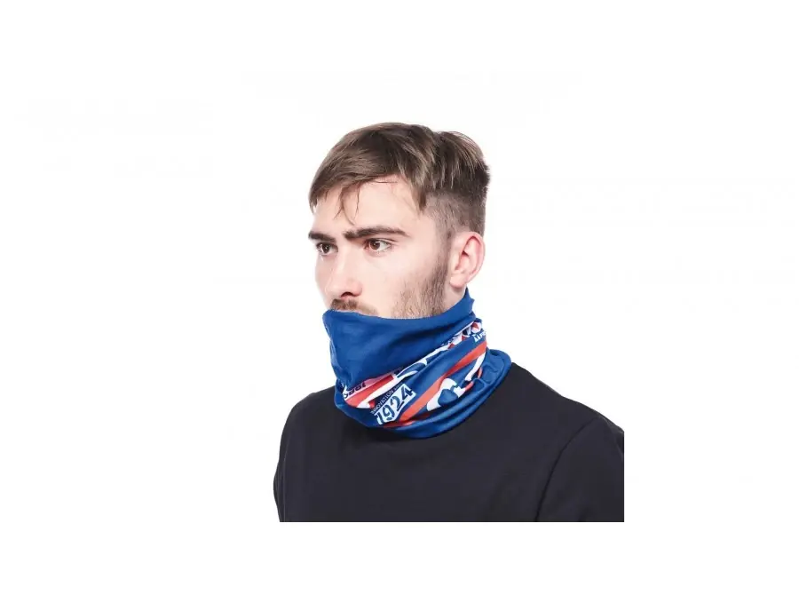 FISCHER Bandana Retro Blue, multifunkční šátek Vysoce Kvalitní