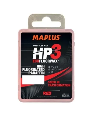 MAPLUS HP3 Red, -7°C až -3°C, 50 g, skluzný vosk Výprodej