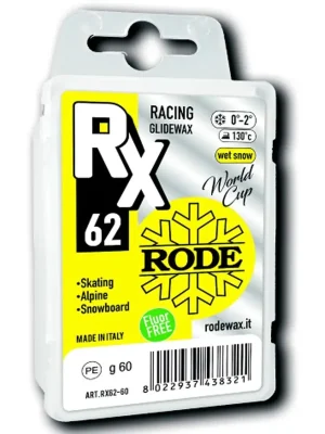 RODE RX62 Glider Yellow 60g, 0 až -2 °C, skluzný vosk Víkendová Akce