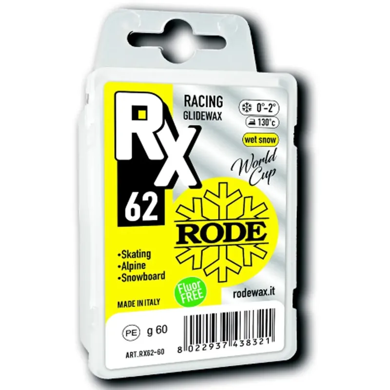 RODE RX62 Glider Yellow 60g, 0 až -2 °C, skluzný vosk Víkendová Akce