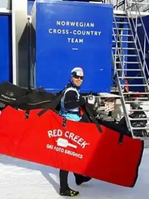 RED CREEK Test Ski bag - Red, vak na běžky, 10 párů Originální