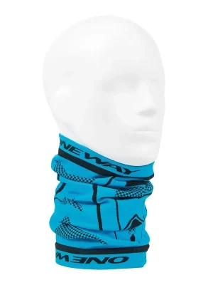 Originální ONE WAY Bandana Seamless, Blue/Black, multifunkční šátek