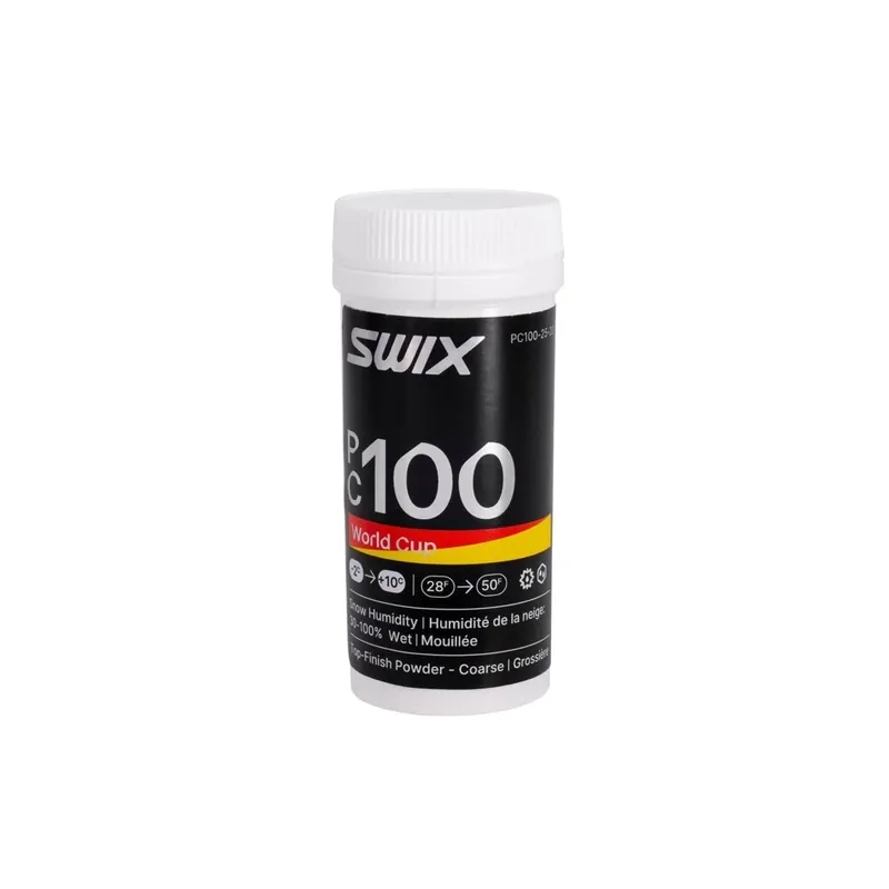 Časově Omezené SWIX PC100 WC Coarse Wet, -2°C/+10°C, 20 g, prášek bez fluoru