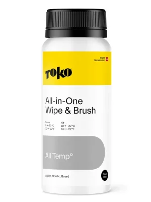 TOKO All-In-One Wipe & Brush, skluzný vosk, 250ml Akční Cena