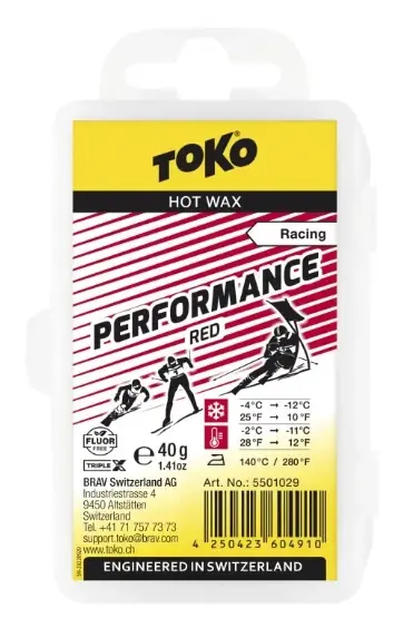 TOKO TripleX Performace Red, -2°C až -11°C, 40g Akční Cena