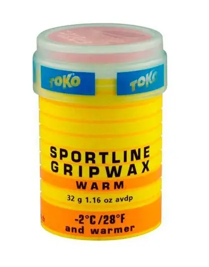 Poslední Šance TOKO Sportline Grip Wax Warm, 10°C až -2°C, 32g