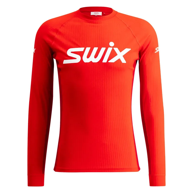 SWIX RaceX Classic, dlouhý rukáv, pánské triko, Fiery Red Bezpečná Platba