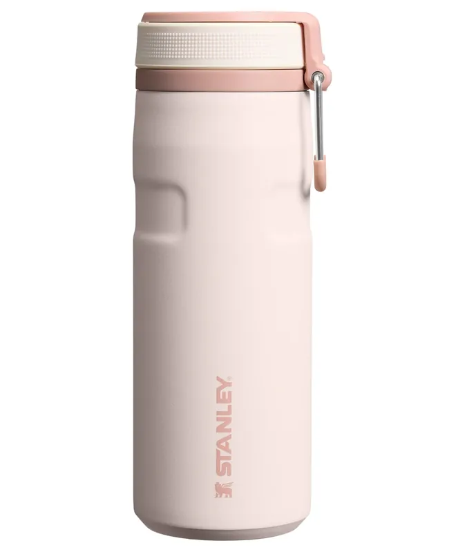 Výhodná Nabídka STANLEY The IceFlow™ Bottle Twist Flip 470 ml Rose Quartz, termoláhev