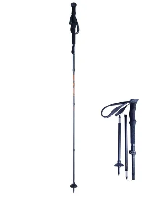 Dokud Zásoby Vydrží EXEL COVE Vario, Black/Orange, skládací trekingové hole