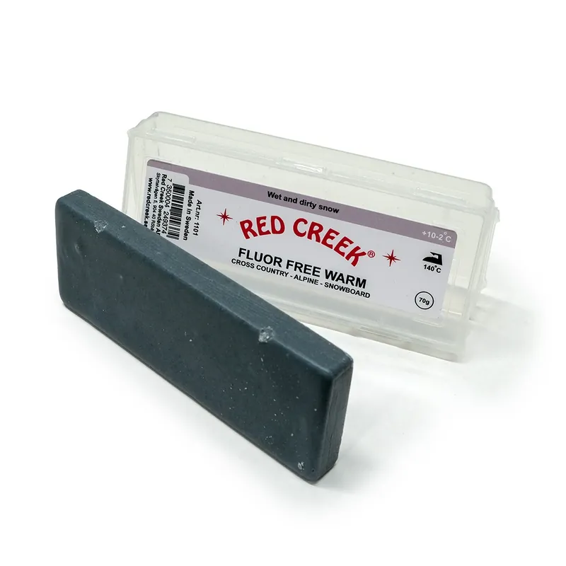 RED CREEK Warm Glide Wax 70g, +10°C až -2°C, skluzný vosk Zlevněný