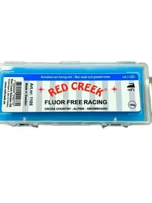 RED CREEK Racing Glide Wax Blue 140g, +2°C až -12°C, skluzný vosk Finální Výprodej