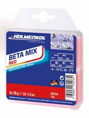 HOLMENKOL Betamix, červený, 2x 35 g Horká Nabídka