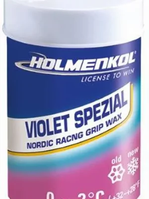 HOLMENKOL Fialový speciál, 0°C až -2°C, 45 g, stoupací vosk Autentický