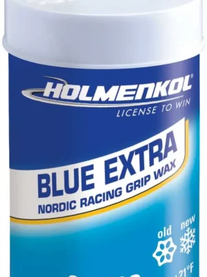 HOLMENKOL Modrý extra, -2°C až -6°C, 45 g, stoupací vosk Dokud Zásoby Vydrží