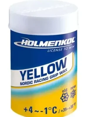 HOLMENKOL Žlutý, +4°C až -1°C, 45 g, stoupací vosk Cenově Výhodný