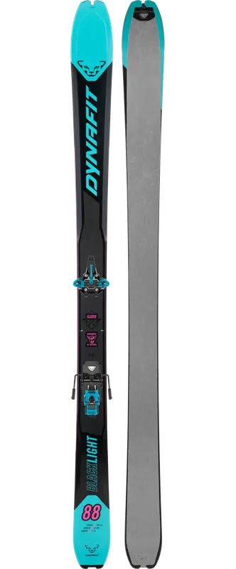 Aktuální Dynafit Blacklight 88 Speed W Ski Set 151 tyrkysová/černá